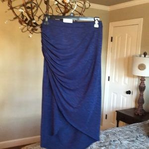 Anthropologie navy skirt